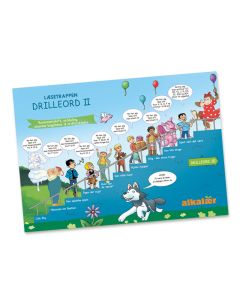 Drilleord 2 læsetrappen – A2 plakat