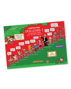 Drilleord 1 læsetrappen – A2 plakat